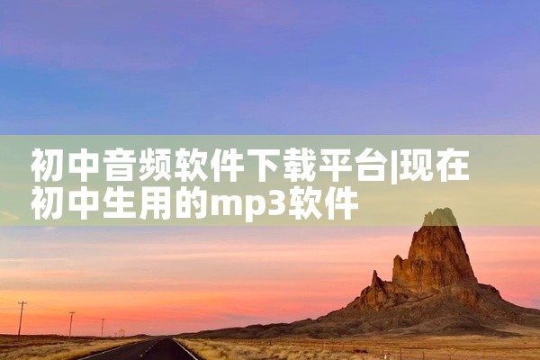 初中音频软件下载平台