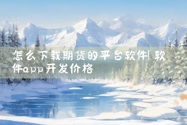 怎么下载期货的平台软件